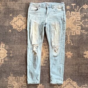 Vigoss Stylish Light Blue Distressed Women's 29 Jeans